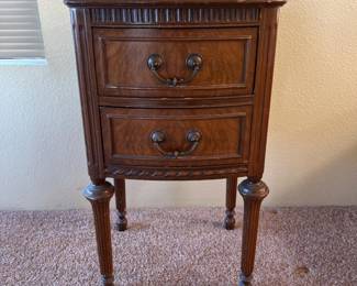 Neoclassical Two-Drawer Side Table