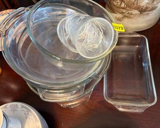 CLEAR GLASS DISHES