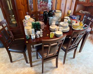 TABLE AND 6 CHAIRS