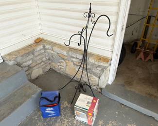 IRON PLANT HANGER, HEATER, ETC