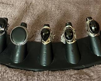 Mostly Sterling rings
