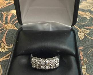 Gold and diamond ring
