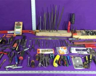 Pliers, Files, Hand Tools