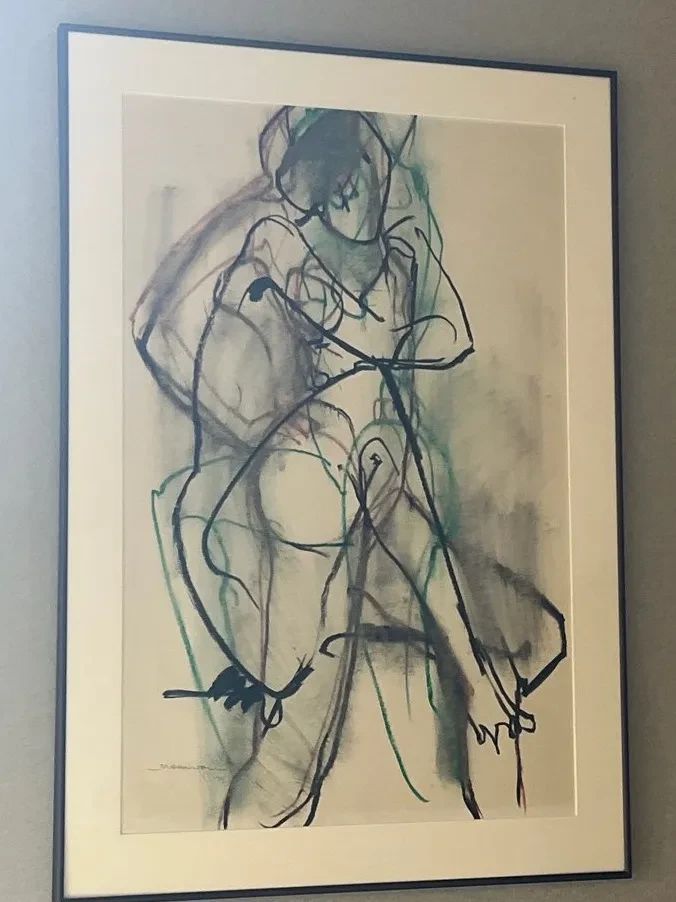 Jack Meanwell Original Charcoal Drawing
