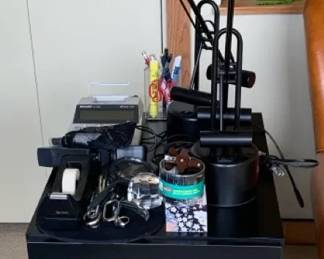 Desk Lamps, File Cabinet, Office Supplies
