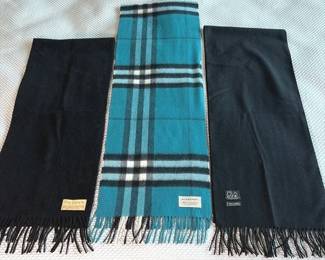 Cashmere Scarves Burberry, Guy Laroche, Jos. A.Bank