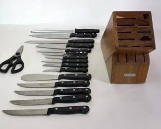 Wusthof Gourmet Knife Set With Block