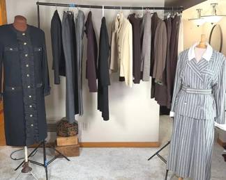 Vintage 80s and 90s Power Suits Dresses
