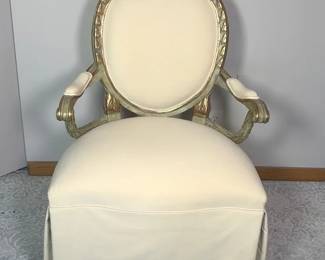Gilded Accent Chair