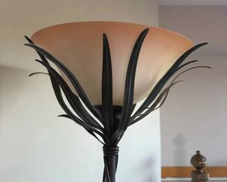 Twistedmetal Torchiere Floor Lamp