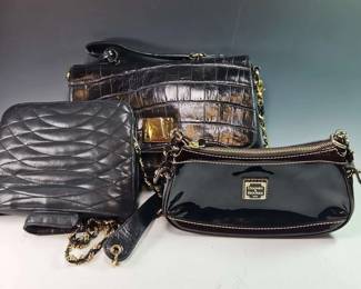 Dooney Burke, Badgley Mischka, Giorgio Black Handbags