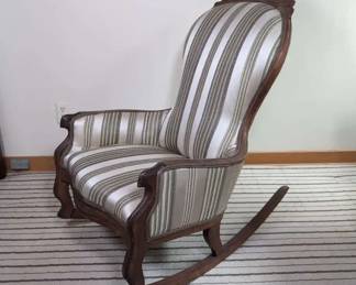 Victorian Style Sewing Rocking Chair