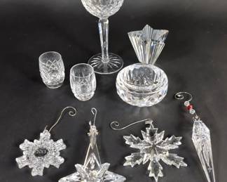 Waterford Ornaments And Crystal Collection