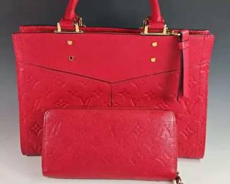 Louis Vuitton Handbag And Wallet