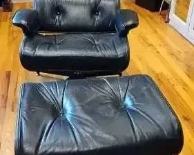 Eames Leather Chair And Ottoman