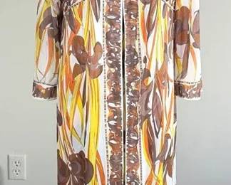 Vintage Emilio Pucci for Formfit Rogers Nightgown Robe