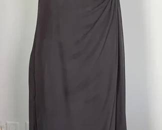Black Silk Evening Gown