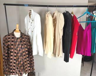 Collection of Vintage and Silk Blouses