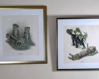 Imogene Farnsworth Cheetah Kittens Jaguar Cubs, Signed