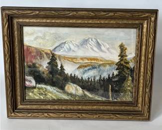 Small Mountain Landscape By Ralph Finn
