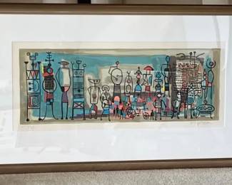 Mayeu Passa Signed Lithograph Les Mauresques