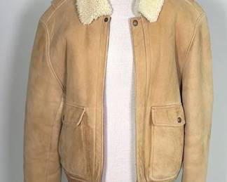 Vintage Kenneth Gordon Leather Bomber Jacket