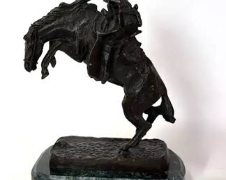 Frederic Remington Bronze The Bronco Buster