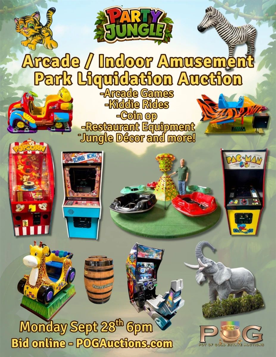 Party Jungle Auction Flyer