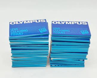 132 Olympus100SheetLensCleaningTissueBulkLot