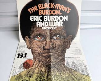 140 EricBurdonWar1971PsychedelicConcertPoster