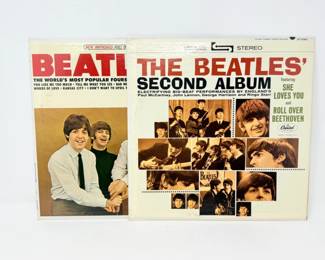 7 BeatlesVISecondAlbumCapitolStereoVinylLPs