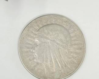 103 1932Polish10ZlotychSilverCoin
