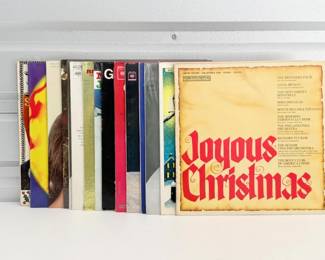 214 VintageChristmasVinylLPLot