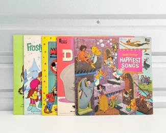 102 VintageDisneylandRecordsVinylLPs