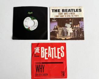 50 1960sBeatlesGeorgeHarrison7InchVinylSinglesLot
