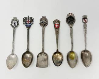 120 VintageEuropeanSouvenirSpoons