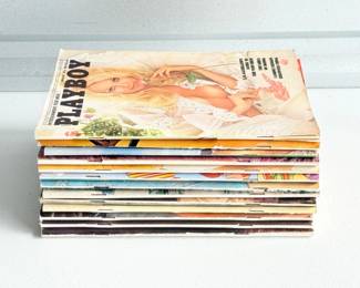128 1974PlayboyPlaygirlVintageMagazineLot