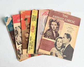 41 VintageFamilyCircleMagazineLot