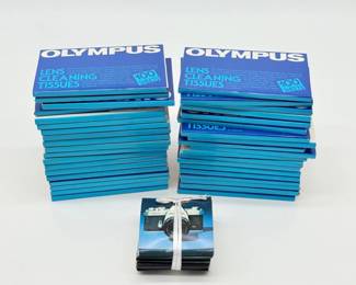 131 Olympus100SheetLensCleaningTissueBulkLot