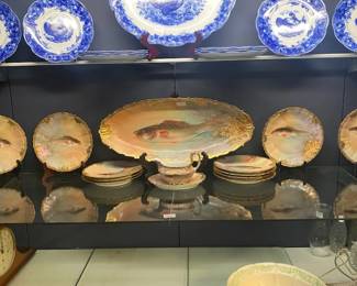 Limos fish set & flow blue set