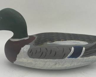 Wooden Mallard Duck Decoy