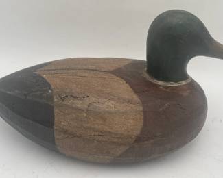 Wooden Mallard Duck Decoy