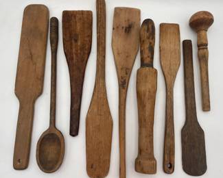 Early Woodenware Utensils