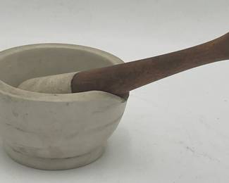 Stoneware Mortar & Pestle