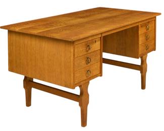 Henning Kjaernulf, Mid-Century Desk - LOT 333