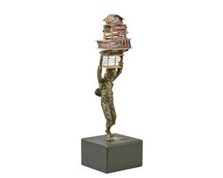 Curtis Jere, Boy with Cages Sculpture - LOT 121