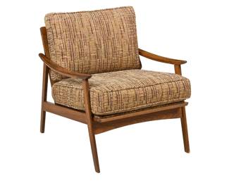 Mid-Century Tweed Lounge Chair - LOT 150