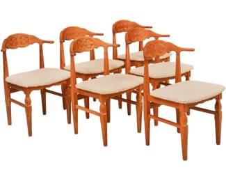 Set of (6) Henning Kjaernulf Dining Chairs - LOT 25
