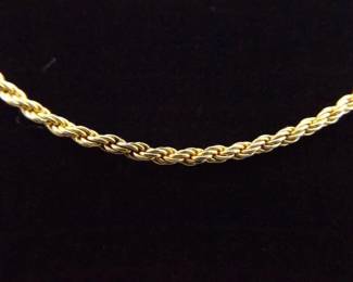 .925 Sterling Silver Vermeil Thicker Chain Necklace