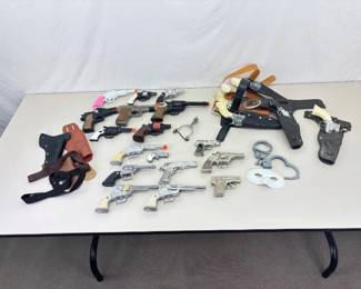 Large Lot of Vintage Toy Cap etc. Guns